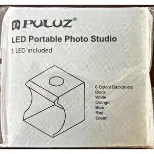 Puluz Folding Portable Photo Studio Light Box 16" Shooting Tent Box Kit